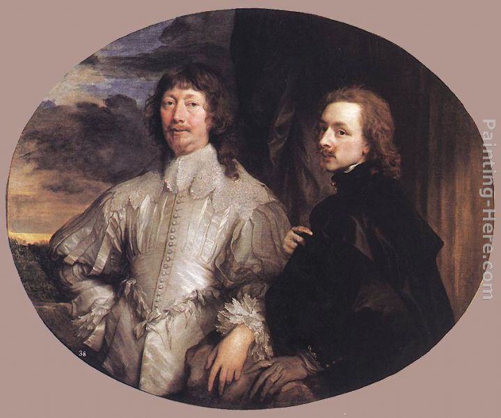 Sir Endymion Porter and the Artist painting - Sir Antony van Dyck Sir Endymion Porter and the Artist art painting